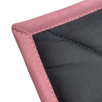 Thermomatte schwarz - Band altrosa2